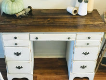 Load image into Gallery viewer, Charming Vintage Farmhouse Desk and Chair