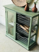 Load image into Gallery viewer, Chippy Modern Farmhouse Storage Cabinet