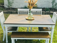 Load image into Gallery viewer, Perfect Large Farmhouse Table w/4 Chairs &amp; Bench