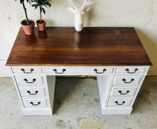 Load image into Gallery viewer, Pretty Vintage Farmhouse Desk
