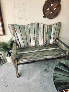 Amazing Chippy Solid Wood Indoor/Outdoor Bench & Table