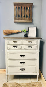 Vintage Farmhouse Chest of Drawers