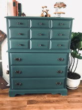 Load image into Gallery viewer, Stunning Vintage Tall Boy Chest of Drawers