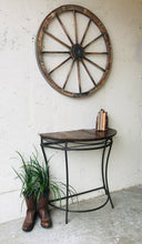 Load image into Gallery viewer, Small Lightweight Half Moon Entryway Table