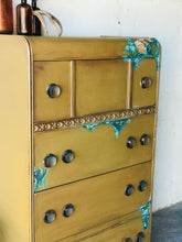 Load image into Gallery viewer, Western Glam Vintage Waterfall Chest of Drawers