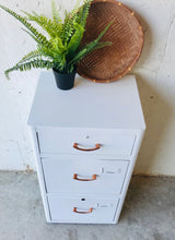 Load image into Gallery viewer, Adorable Vintage Industrial Rolling File Cabinet