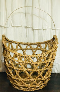 Giant Seagrass Woven Basket