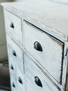 Awesome Chippy & Distressed Apothecary Cabinet