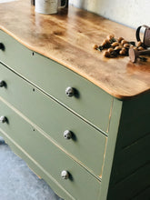 Load image into Gallery viewer, Pretty Antique Chest of Drawers or Coffee Bar