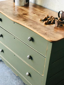 Pretty Antique Chest of Drawers or Coffee Bar
