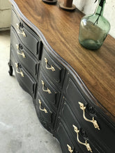 Load image into Gallery viewer, Moody Large Vintage Dresser, Buffet, or TV Stand