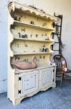 Load image into Gallery viewer, Adorable Vintage Country Hutch Display Cabinet
