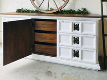 Load image into Gallery viewer, Stunning Large Vintage Farmhouse Buffet or Dresser