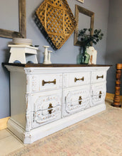 Load image into Gallery viewer, Stunning Ornate Farmhouse Buffet or Long Dresser