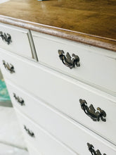 Load image into Gallery viewer, Pretty Farmhouse Vintage Chest of Drawers