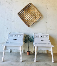 Load image into Gallery viewer, Vintage Farmhouse End Tables