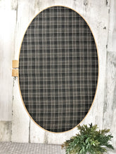 Load image into Gallery viewer, Large Plaid Embroidery Hoop