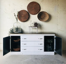 Load image into Gallery viewer, Pretty Farmhouse Buffet or TV Stand