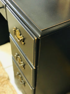 Classy Black Farmhouse Desk (no chair)