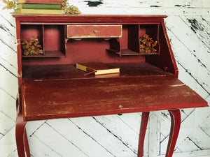 Beautiful French Provincial Style Secretary Desk