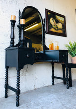 Load image into Gallery viewer, Moody Vintage Vanity &amp; Bench