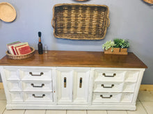 Load image into Gallery viewer, Beautiful Farmhouse Vintage Buffet or TV Stand