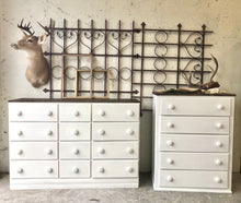 Load image into Gallery viewer, Vintage Farmhouse Long or Tall Dresser