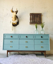 Load image into Gallery viewer, Revamped MCM Long Dresser, Buffet, or TV Stand
