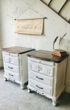 Load image into Gallery viewer, Beautiful Chunky Farmhouse Nightstand Set (2)