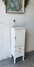 Load image into Gallery viewer, Pretty Shabby Chic Jewelry Cabinet