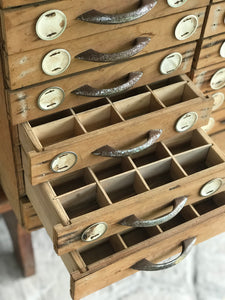 Old handmade cubby tool box