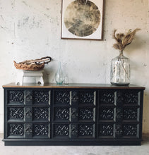 Load image into Gallery viewer, Moody Vintage Ornate Buffet, Dresser or TV Stand
