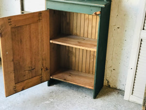 Cute Petite Primitive Storage Hutch