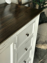 Load image into Gallery viewer, Stunning Large Farmhouse Dresser or Buffet w/ Mirror