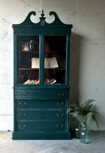 Load image into Gallery viewer, Chippy &amp; Distressed Antique China Cabinet