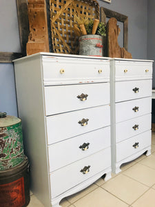 ONE LEFT 🖤Cute Twin Farmhouse Chests of Drawers