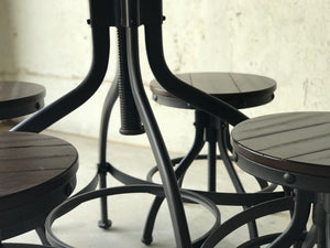 Amazing Industrial Farmhouse Pub Table & Stools