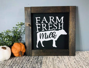 Farm fresh eggs sign