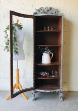 Load image into Gallery viewer, Stunning Chippy Blue Antique Cabinet
