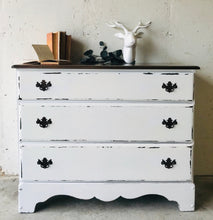 Load image into Gallery viewer, Pretty Farmhouse Chest of Drawers