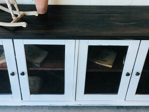 Perfect Farmhouse TV Stand or Display Cabinet