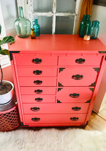 Bright Beautiful Vintage Chest of Drawers