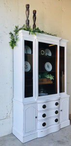 Beautiful Vintage Farmhouse China Cabinet