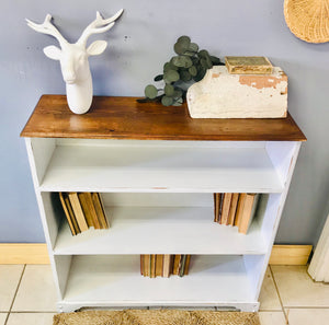 Cute Vintage Solid Wood Bookcase