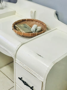 Beautiful Vintage Waterfall Vanity