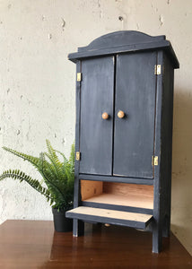 Adorable mini doll armoire