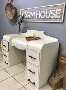 Beautiful Vintage Waterfall Vanity