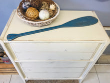 Load image into Gallery viewer, Coastal Chippy MCM Tall Chest of Drawers