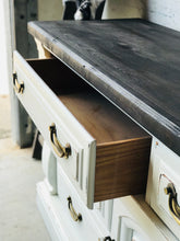 Load image into Gallery viewer, Rustic Vintage Farmhouse Buffet or TV Stand