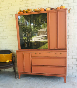 Mid Century Modern China Hutch